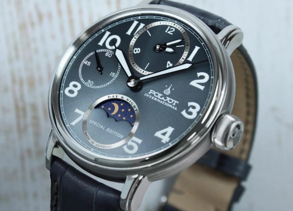 POLJOT INTERNATIONAL DOUBLETIMER   HAND WINDING 43MM LIMITED EDITION 300PIECES MEN'S WATCH 9120.2940332