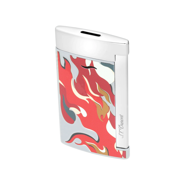 Slim 7 запалка пиезо червен лак