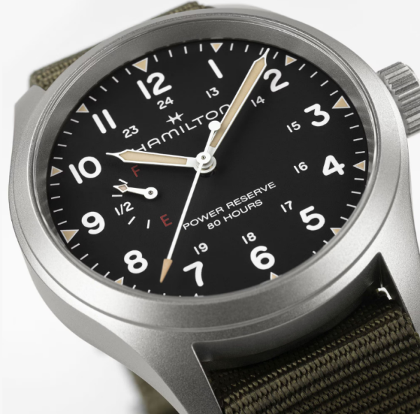 HAMILTON KHAKI FIELD MECHANICAL POWER RESERVE 40MM H69509930
