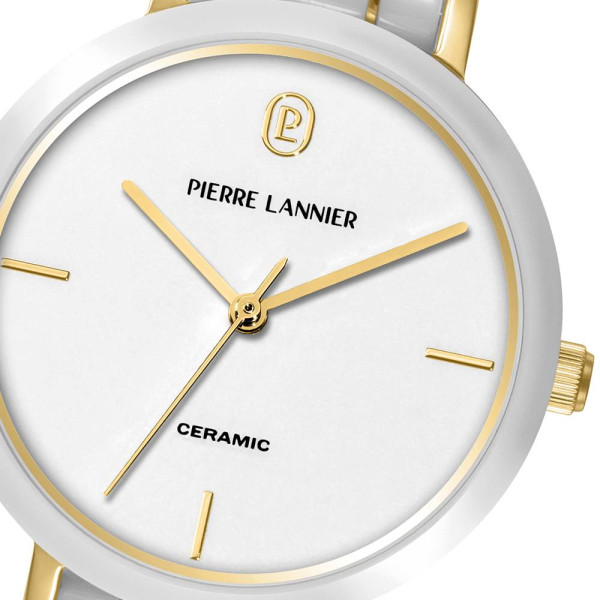 Pierre Lannier 025Q809 дамски кварцов часовник от бяла керамика ClassicWatches.bg
