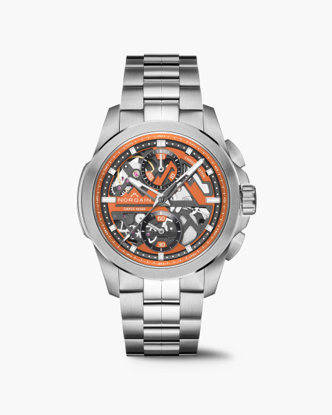 Часовник NORQAIN Independence Skeleton Chrono 42mm N3200.40S01.O01