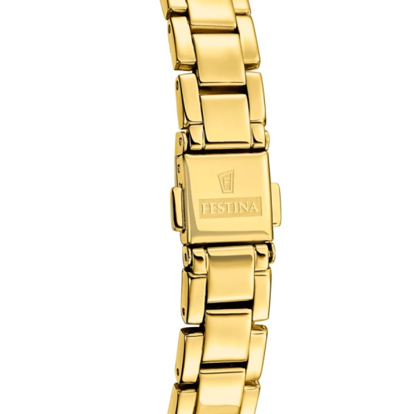 дамски часовник festina f20786 2 златна верижка и минерално стъкло classicwatches.bg