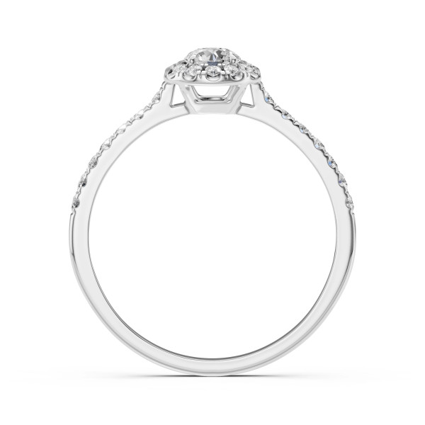 Cara пръстен с диаманти 0.20+0.28 ct – ЗЛАТНО БИЖУ 14К K101-10095W(3.7)/14K