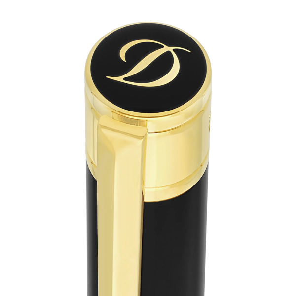 Химикалка S.T.Dupont Initial Black And Golden 275202