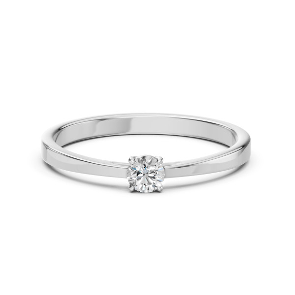 Cara пръстен с диамант 0.20 ct – ЗЛАТНО БИЖУ 14К K101-10012/1W(3.7)/14K