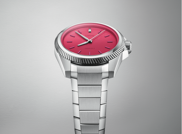 лимитиран часовник Oris с розов циферблат – ClassicWatches.bg