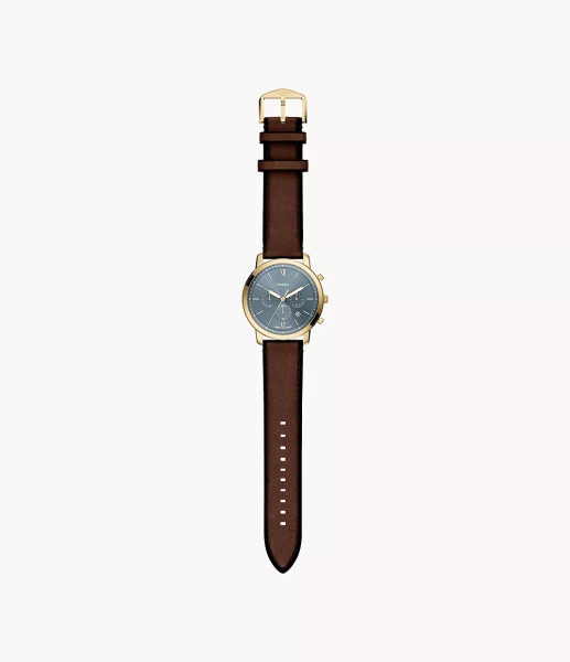 Часовник Fossil FS6162, Fossil Neutra хронограф, мъжки часовник син циферблат, Fossil розово злато, Fossil България