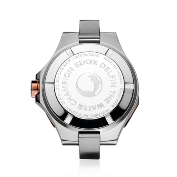 EDOX DELFIN DIVER LADY LADIES WATCH 53020 357RM ROR
