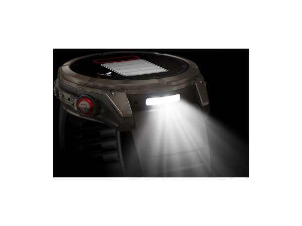 GARMIN FENIX 8 PRO 51MM AMOLED SAPPHIRE TITANIUM С GRAPHITE/BLACK СИЛИКОНОВА КАИШКА 010-03199-11