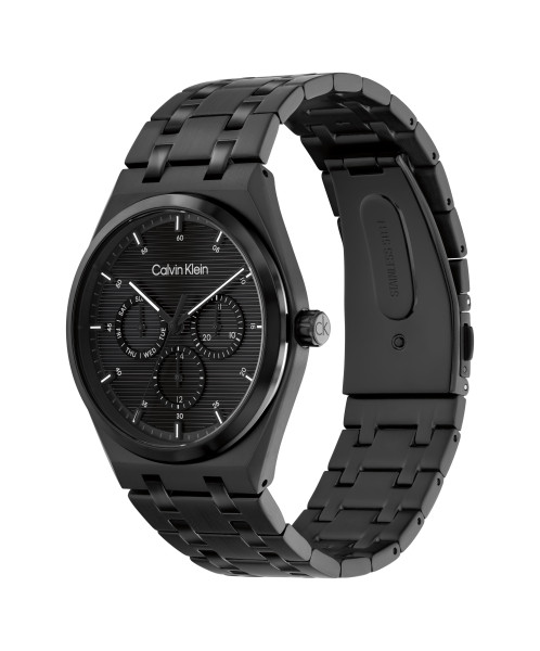 часовник calvin klein 25200522 мъжки черен циферблат и корпус с черно PVD покритие classicwatches.bg