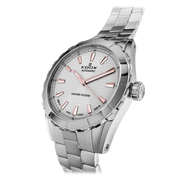 часовник edox grand ocean automatic стоманена верижка classicwatches.bg