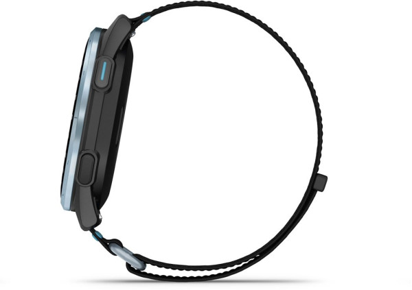Garmin Approach® J1 GPS смарт часовник с Cloud Blue алуминиев безел и Black/Azure Comfortfit каишка 010-03898-00