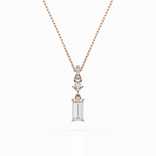 Cara колие с диаманти 0,04+0,32 ct GIA сертификат K104-10071/3R (0,30)