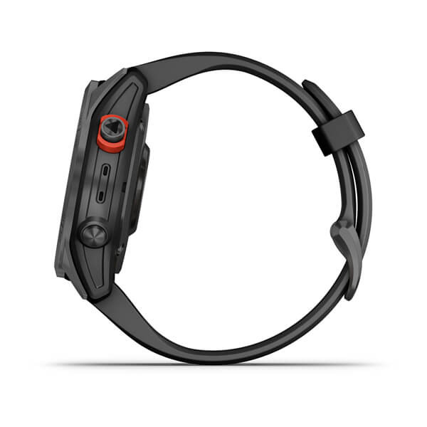 Garmin Fenix 7S Solar Edition Slate Gray с Black силиконова каишка 010-02539-13