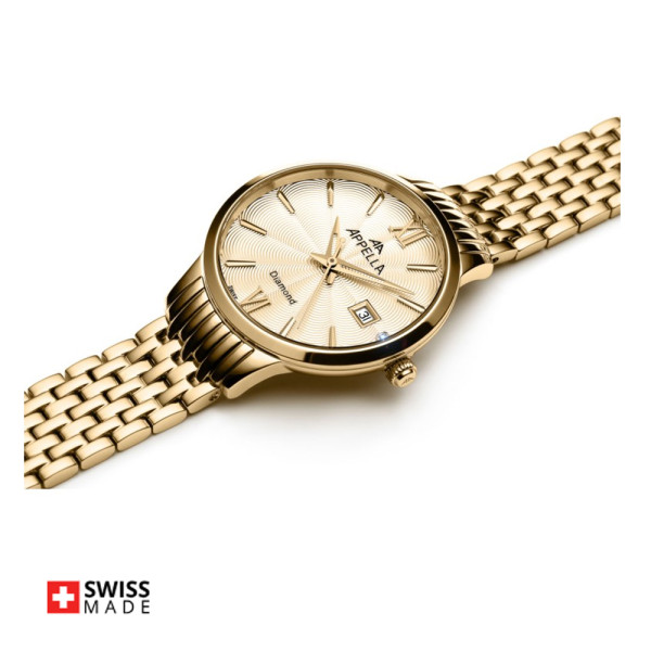 Appella L50012.1161DQ дамски часовник с диамант ClassicWatches.bg