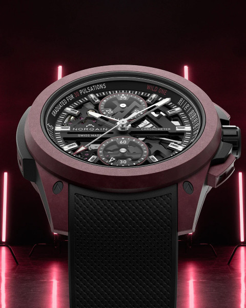 часовник norqain wild one skeleton chrono limited edition n3002 40q02 b01 classicwatches.bg