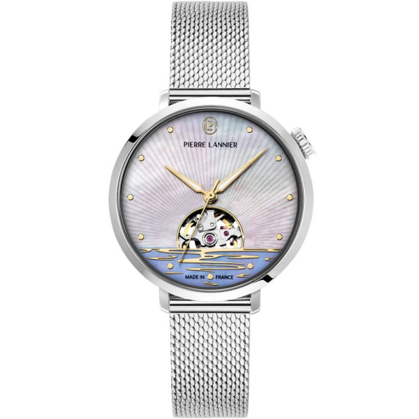 Pierre Lannier 150H691 дамски автоматичен часовник със седефен циферблат ClassicWatches.bg
