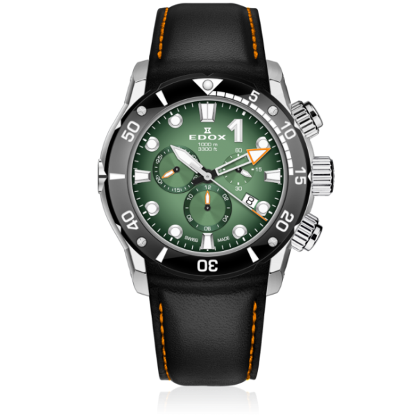 EDOX CO-1 QUARTZ 45MM MEN'S WATCH 10242 TIN VIN