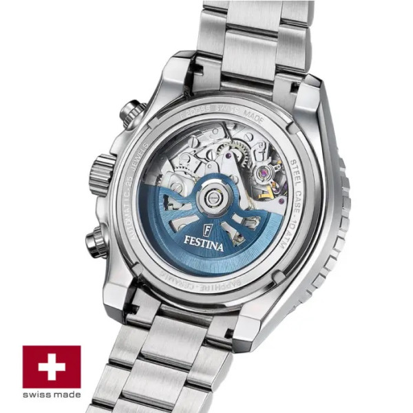 FESTINA SWISS MADE AVIATOR NORTH CHRONO AUTOMATIC 45.8MM F20055/3