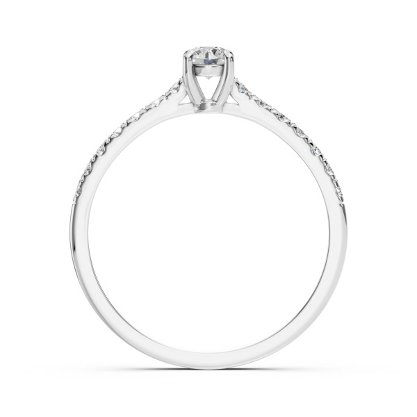 Cara пръстен с диаманти 0.30+0.21 ct GIA сертификат – ЗЛАТНО БИЖУ 14К K101-10094W(4.2)/14K