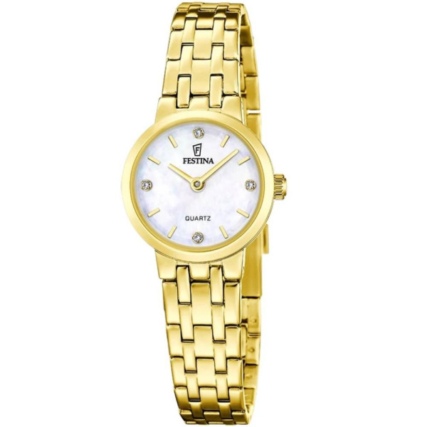 Festina F20748/1 дамски часовник със златно PVD покритие – classicwatches.bg