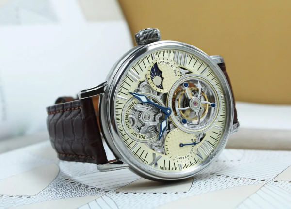 POLJOT INTERNATIONAL TOURBILLON SKELETON OSEM 43MM LIMITED EDITION 100PIECES 3360.T88-C