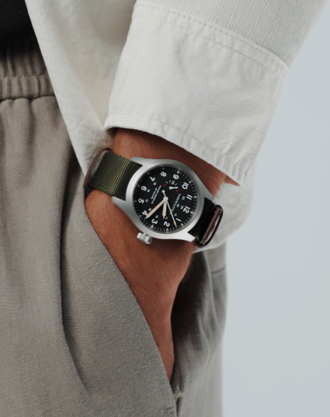 HAMILTON KHAKI FIELD MECHANICAL POWER RESERVE 40MM H69509930