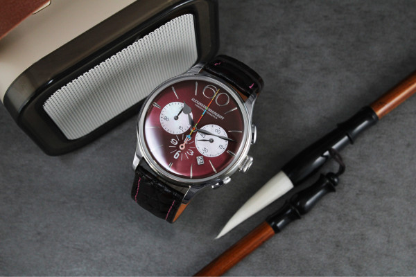 часовник alexander shorokhoff happy second bordeaux автоматичен хронограф eta 2894 classicwatches.bg