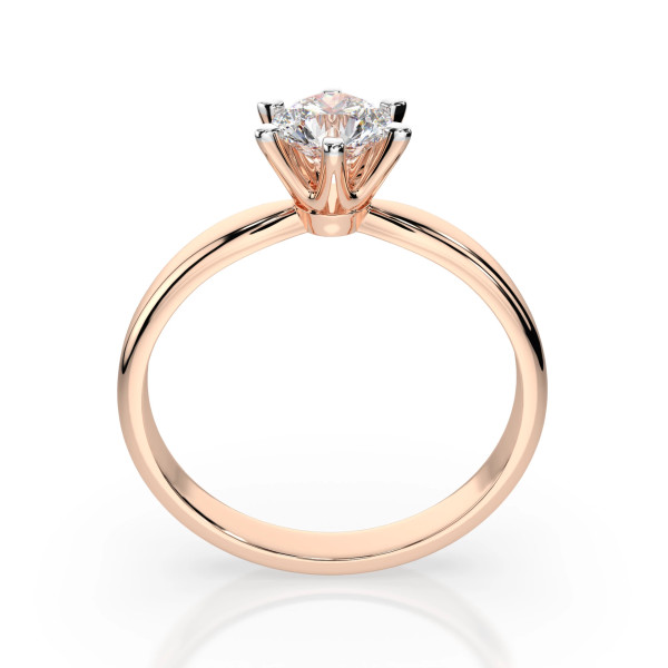 Cara пръстен с диамант 0.70 ct GIA сертификат – ЗЛАТНО БИЖУ 14К K101-10040R(5.7)/14K