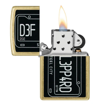 Zippo Def Leppard запалка, Steel City Design