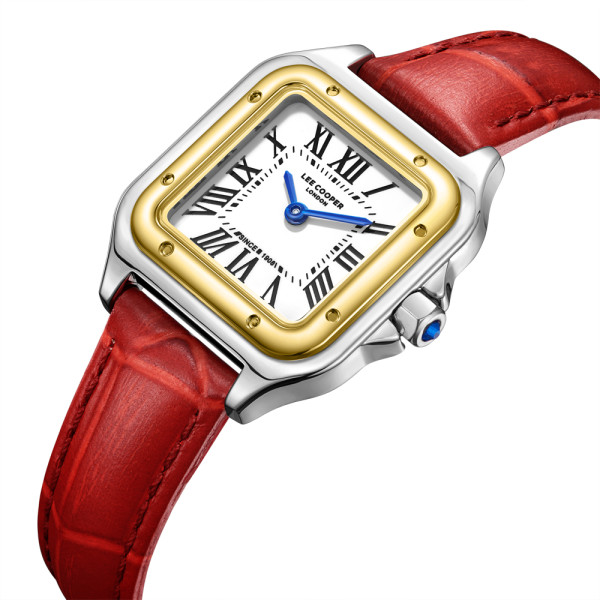 LC08191.238 – бял дисплей със сини стрелки и черни римски цифри