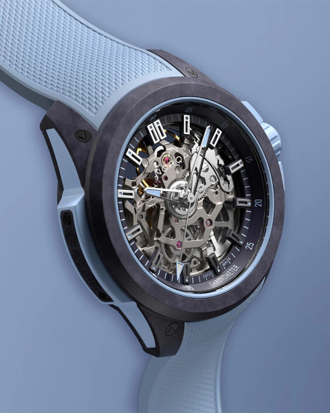 NORQAIN Wild ONE Skeleton Purple Ice Blue 39mm автоматичен COSC сертифициран часовник – classicwatches.bg