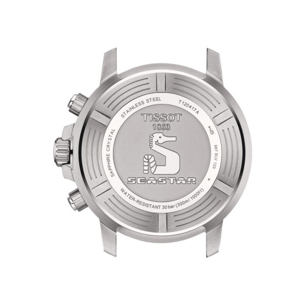 TISSOT SEASTAR 1000  CHRONOGRAPH QUARTZ  45.5MM MEN'S WATCH T120.417.11.051.00