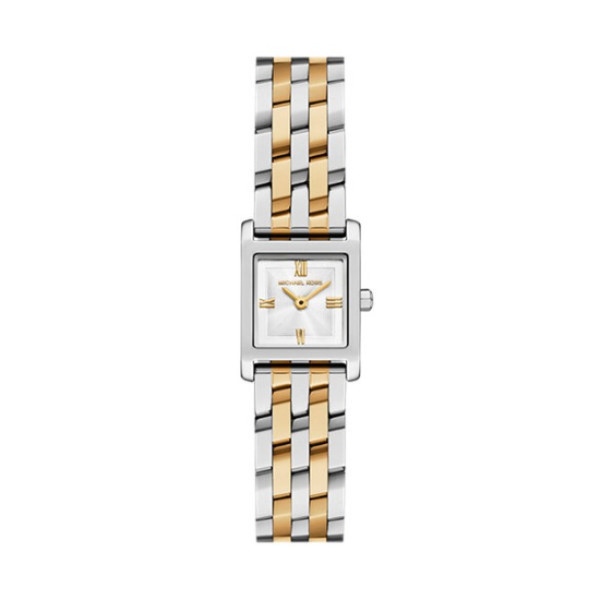 Michael Kors MK7612 дамски часовник с бял квадратен циферблат
