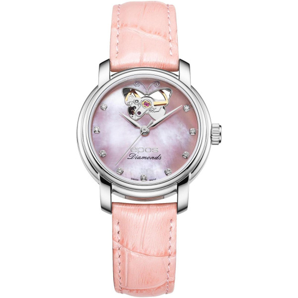 часовник epos 4314.133.20.83.13 дамски автоматичен седеф диаманти classicwatches.bg