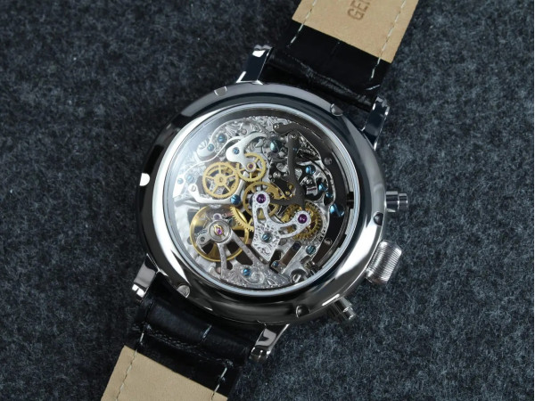 POLJOT INTERNATIONAL  CHRONOGRAPH NICOLAI II SKELETON HAND WINDING 43MM LIMITED EDITION 100PIECES MEN'S WATCH   2901.194S011