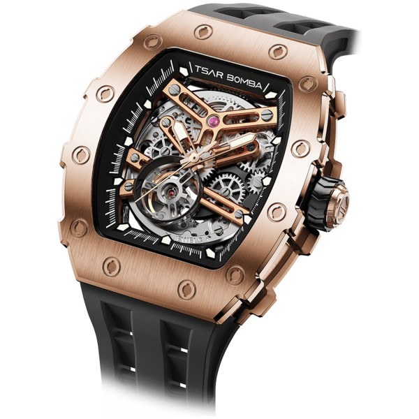 TSAR BOMBA Black Gold Emperor Automatic JYTB8208AG