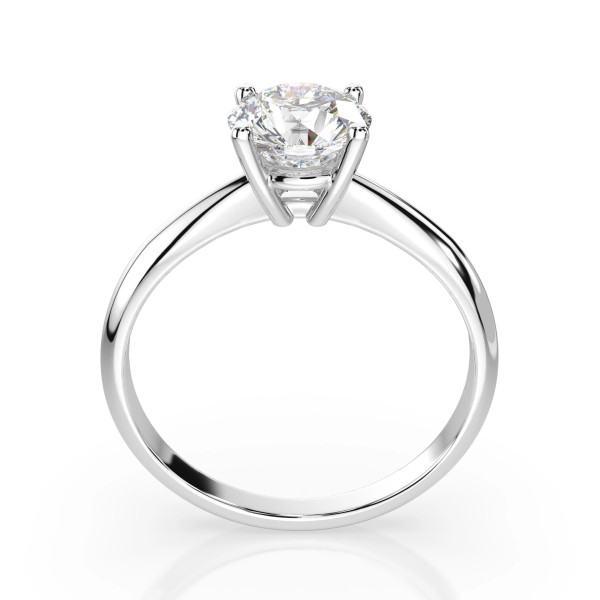 пръстен cara k101-10021w 18к бяло злато с gia диамант 0.5 ct солитер модел classicwatches.bg
