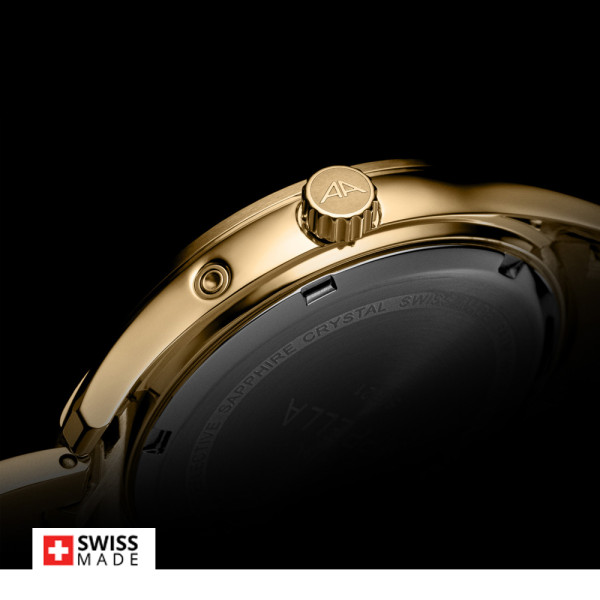 часовник Appella L50021.1163DQF дамски модел златист корпус classicwatches.bg