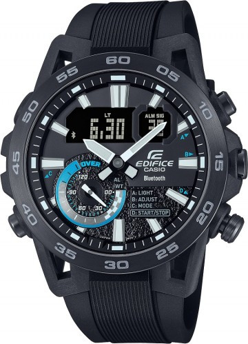 Casio Edifice ECB-40PB-1AEF спортен хронограф с Bluetooth и вдъхновение от моторните спортове – оригинален от ClassicWatches.bg