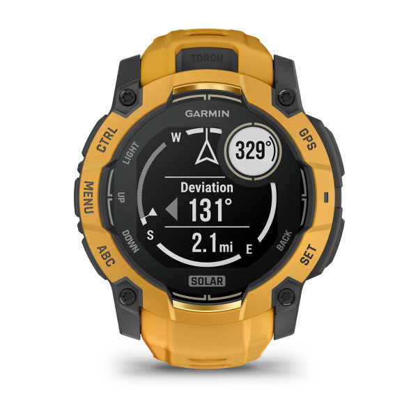 Garmin Instinct 3 Solar Sunburst със Sunburst/Grey каишка 010-02935-02