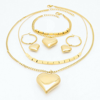 Комплект дамско колие, гривна и обеци Lee Cooper LC.S.01611.110