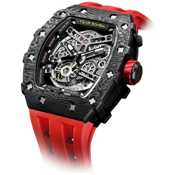 TSAR BOMBA T-Elemental Carbon Fiber Passion Red TB8209CF-32
