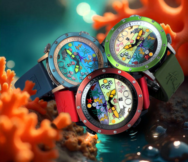 Часовник ALEXANDER SHOROKHOFF FLENSI 45MM LIMITED EDITION 60PCS AS.DD06-TR