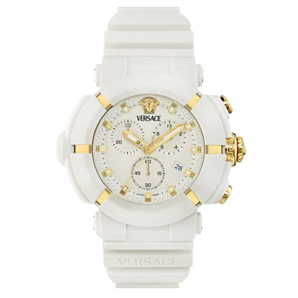 Versace VE0L00225 унисекс часовник с бял циферблат – classicwatches.bg