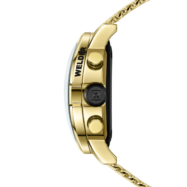 welder wwmd1005 мъжки часовник dual time функция златен дизайн classicwatches.bg 