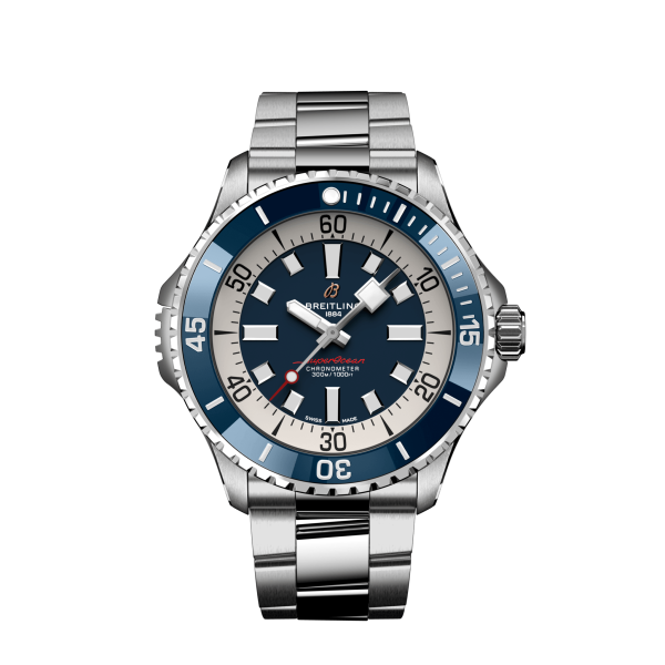 BREITLING SUPEROCEAN AUTOMATIC 46MM MEN'S WATCH A17378E71C1A1