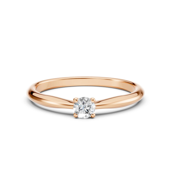 Cara пръстен с диамант 0.20 ct – ЗЛАТНО БИЖУ 14К K101-10021R(3.7)/14K