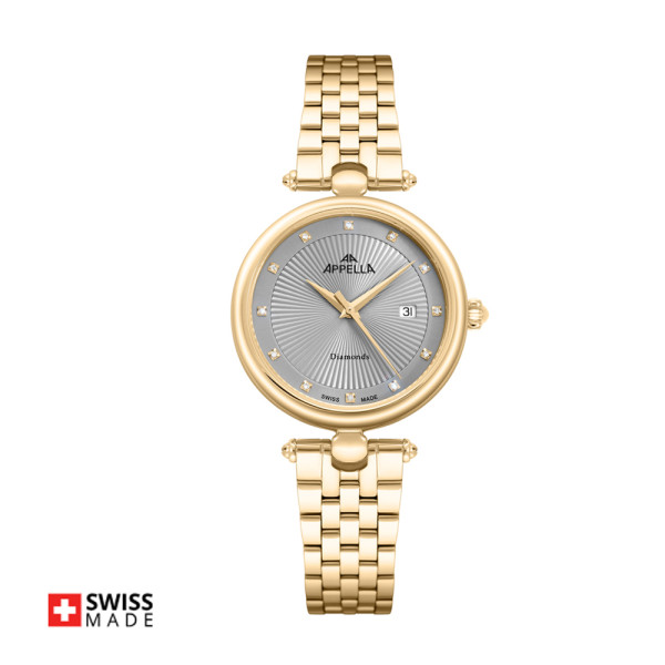 Appella L50002.1147DQ дамски часовник с диаманти ClassicWatches.bg