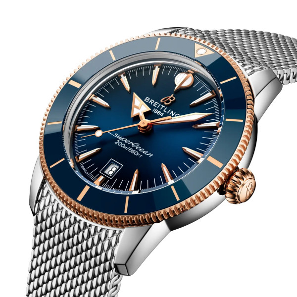 Часовник Breitling Superocean Heritage B31 44 мм с корпус от стомана и червено злато  classicwatches.bg